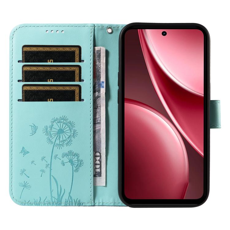For vivo Y31 5G 2025 / Y21D Dandelion Embossed Pattern Flip Leather Phone Case