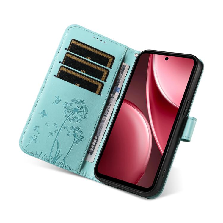 For vivo Y31 5G 2025 / Y21D Dandelion Embossed Pattern Flip Leather Phone Case