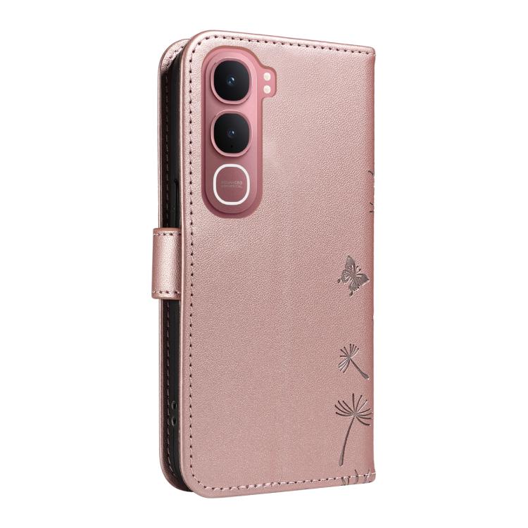 For vivo Y31 5G 2025 / Y21D Dandelion Embossed Pattern Flip Leather Phone Case