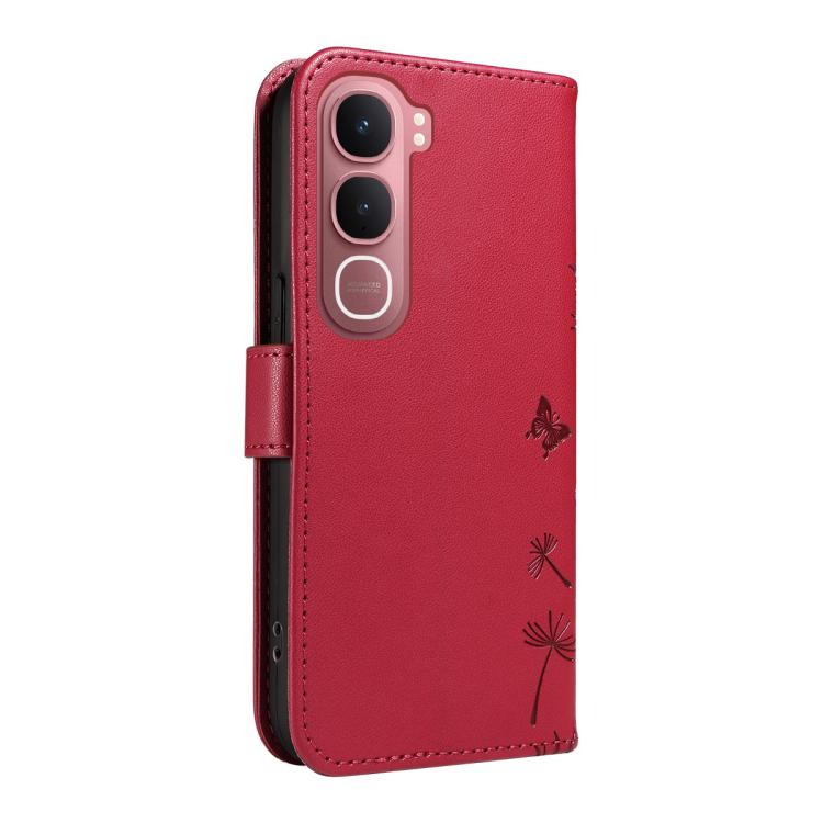 For vivo Y31 5G 2025 / Y21D Dandelion Embossed Pattern Flip Leather Phone Case