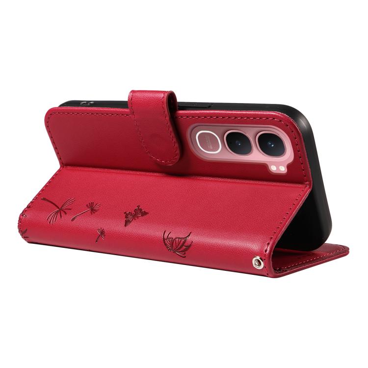For vivo Y31 5G 2025 / Y21D Dandelion Embossed Pattern Flip Leather Phone Case