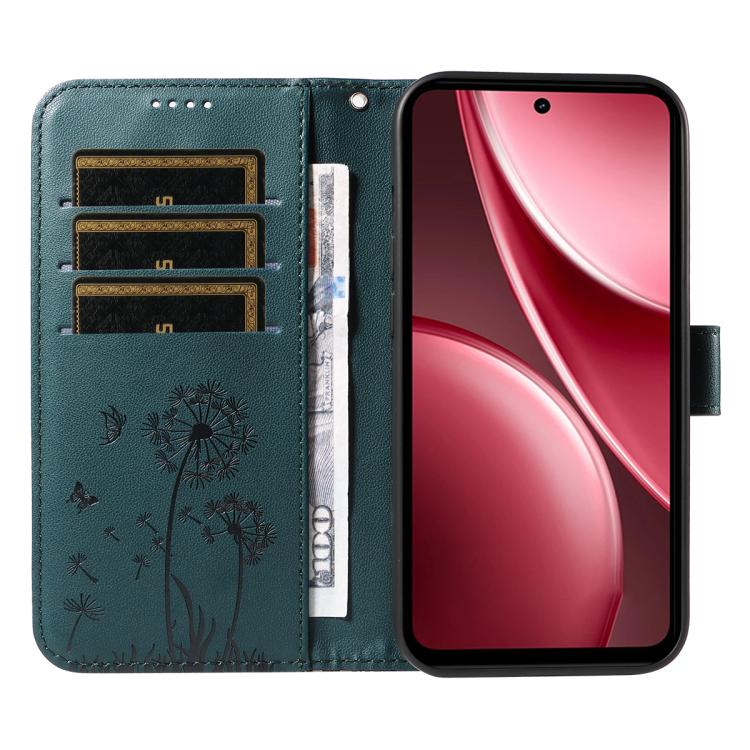 For vivo Y31 5G 2025 / Y21D Dandelion Embossed Pattern Flip Leather Phone Case
