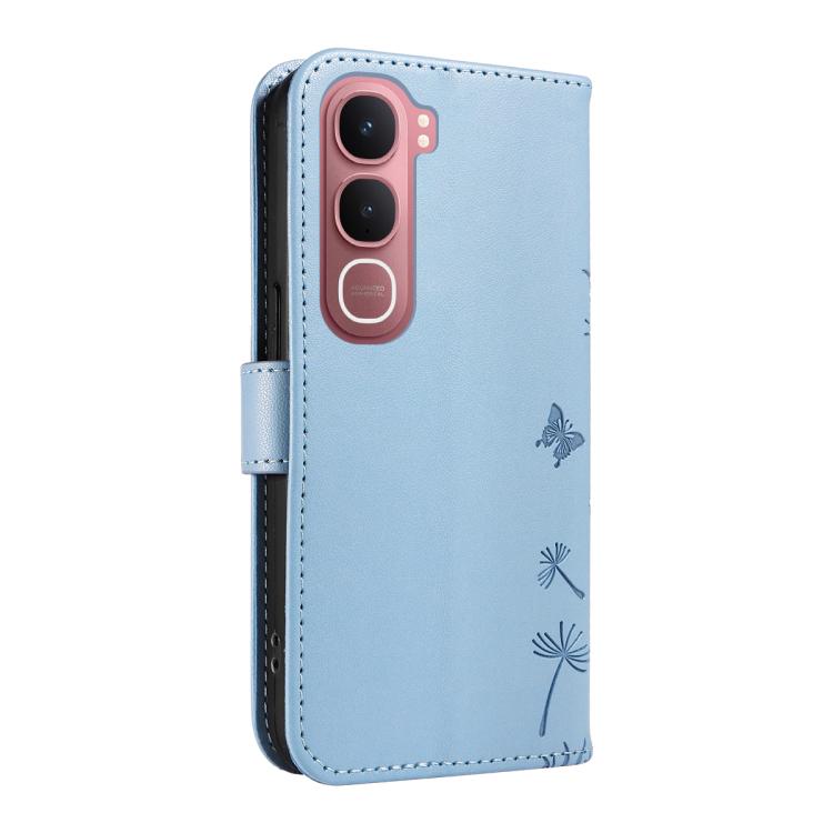 For vivo Y31 5G 2025 / Y21D Dandelion Embossed Pattern Flip Leather Phone Case