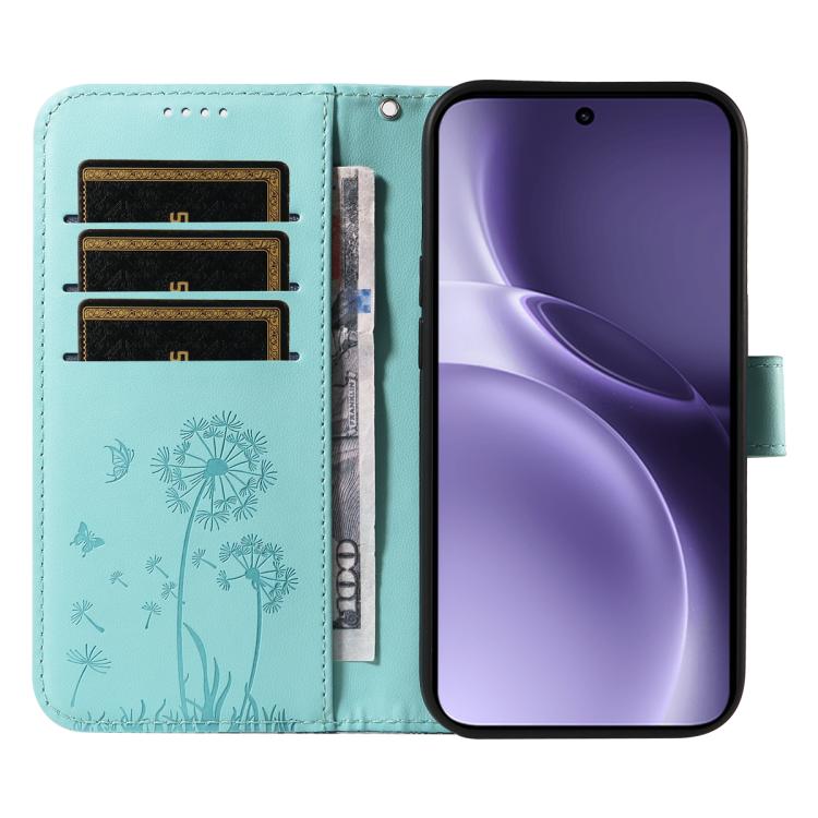 For vivo X300 Pro Dandelion Embossed Pattern Flip Leather Phone Case