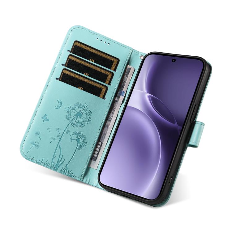 For vivo X300 Pro Dandelion Embossed Pattern Flip Leather Phone Case
