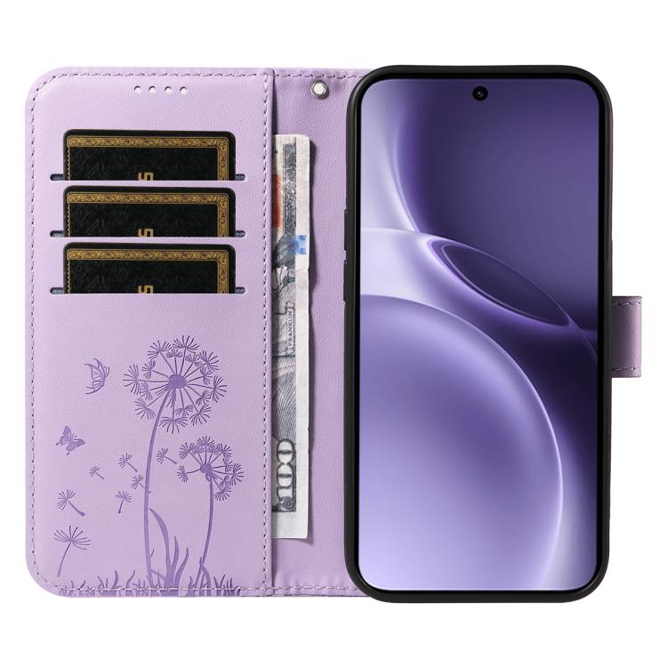 For vivo X300 Pro Dandelion Embossed Pattern Flip Leather Phone Case