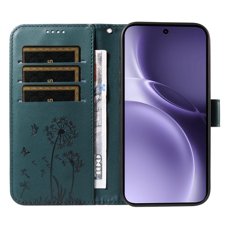 For vivo X300 Pro Dandelion Embossed Pattern Flip Leather Phone Case