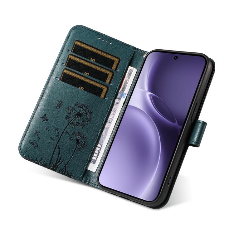 For vivo X300 Pro Dandelion Embossed Pattern Flip Leather Phone Case