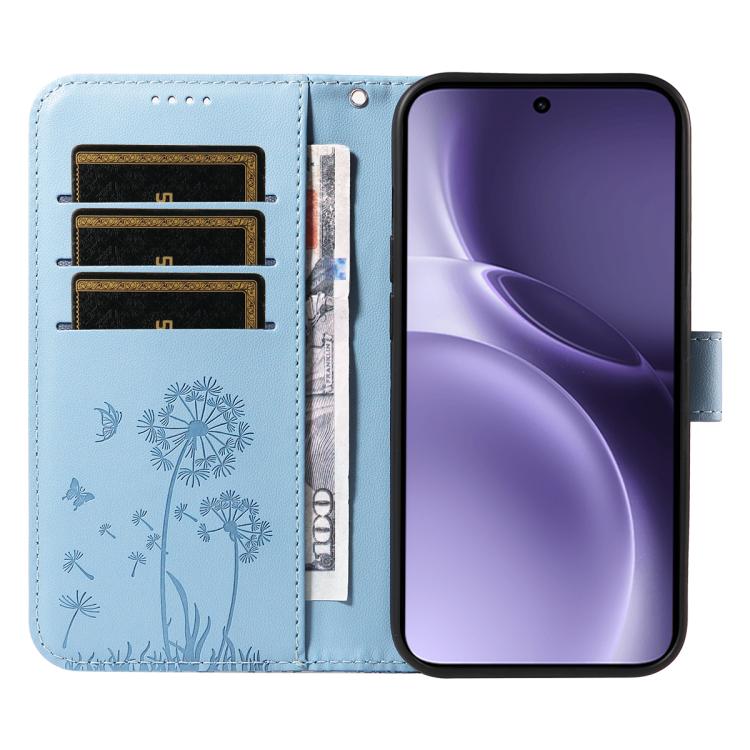 For vivo X300 Pro Dandelion Embossed Pattern Flip Leather Phone Case
