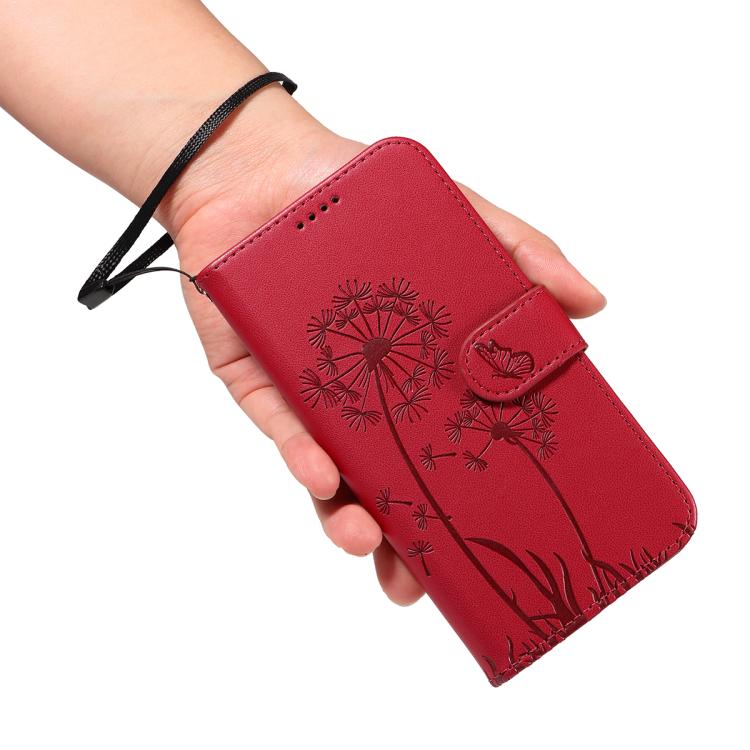 For vivo X300 Dandelion Embossed Pattern Flip Leather Phone Case