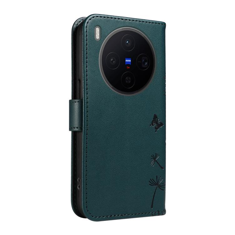 For vivo X300 Dandelion Embossed Pattern Flip Leather Phone Case