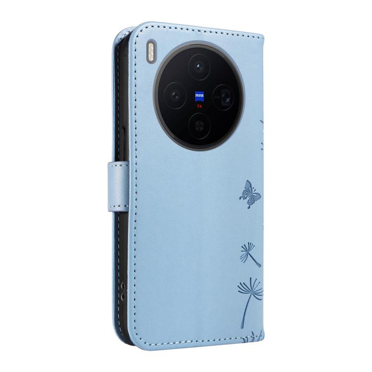 For vivo X300 Dandelion Embossed Pattern Flip Leather Phone Case