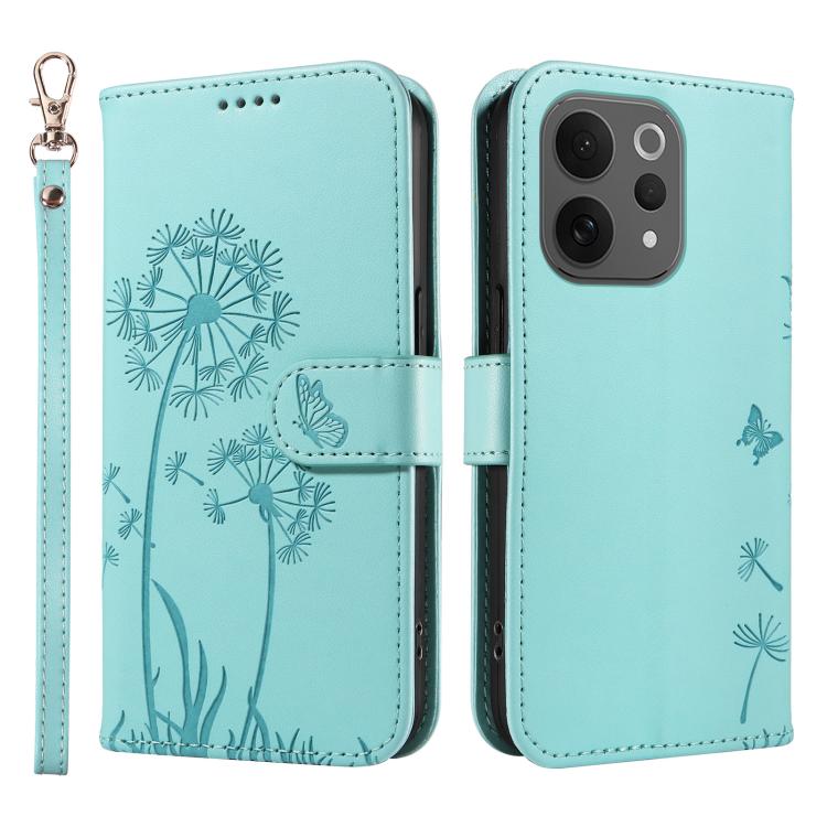 For vivo V70 5G Global/V70 Elite 5G Dandelion Embossed Pattern Flip Leather Phone Case
