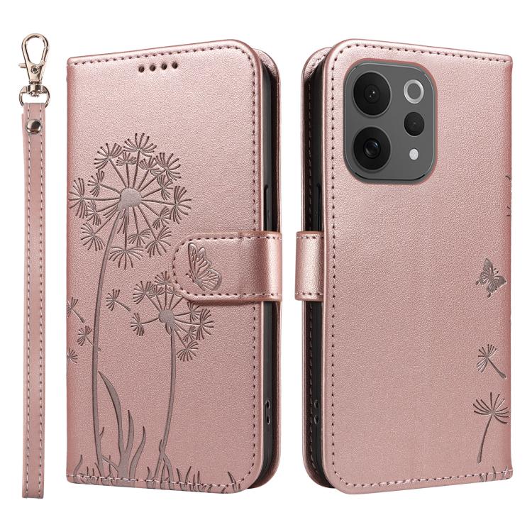 For vivo V70 5G Global/V70 Elite 5G Dandelion Embossed Pattern Flip Leather Phone Case