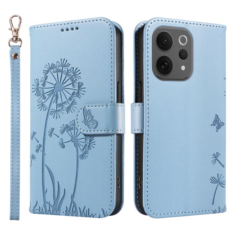 For vivo V70 5G Global/V70 Elite 5G Dandelion Embossed Pattern Flip Leather Phone Case