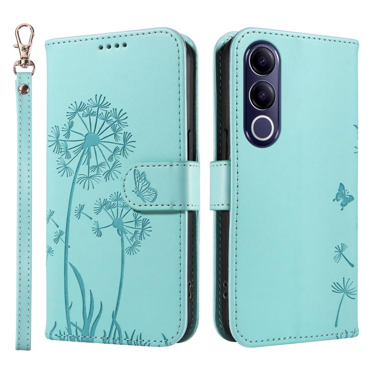 For vivo V70 FE 5G Dandelion Embossed Pattern Flip Leather Phone Case