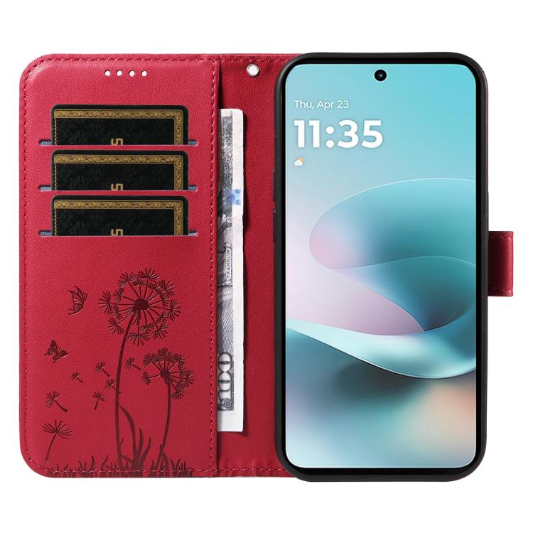 For vivo V70 FE 5G Dandelion Embossed Pattern Flip Leather Phone Case
