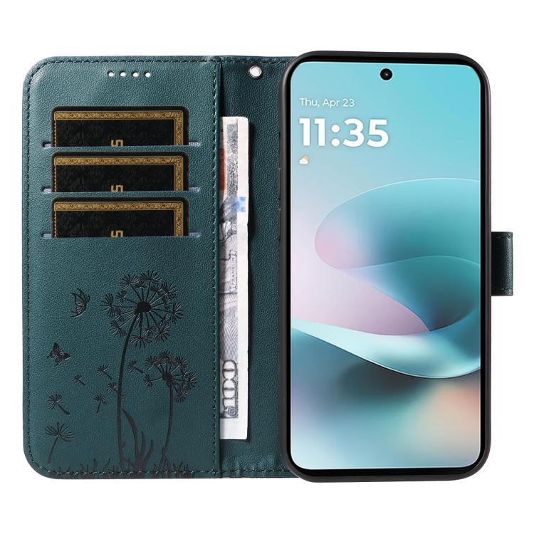 For vivo V70 FE 5G Dandelion Embossed Pattern Flip Leather Phone Case