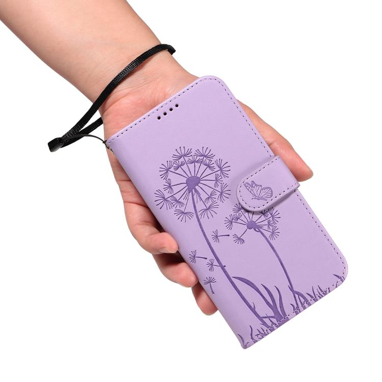 For vivo S50 Pro mini 5G Dandelion Embossed Pattern Flip Leather Phone Case