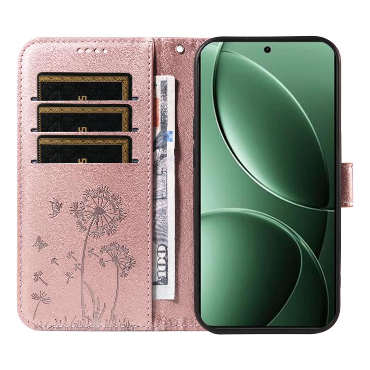 For Redmi K80 / K80 Pro Dandelion Embossed Pattern Flip Leather Phone Case