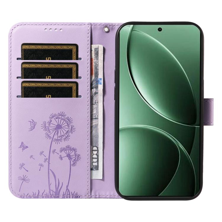 For Redmi K80 / K80 Pro Dandelion Embossed Pattern Flip Leather Phone Case