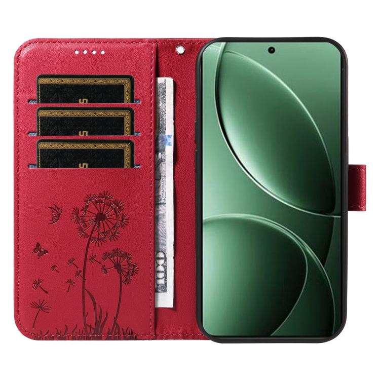 For Redmi K80 / K80 Pro Dandelion Embossed Pattern Flip Leather Phone Case