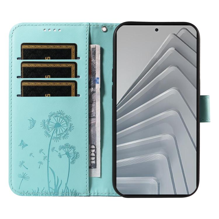 For Redmi Note 14 4G 163.25mm Dandelion Embossed Pattern Flip Leather Phone Case