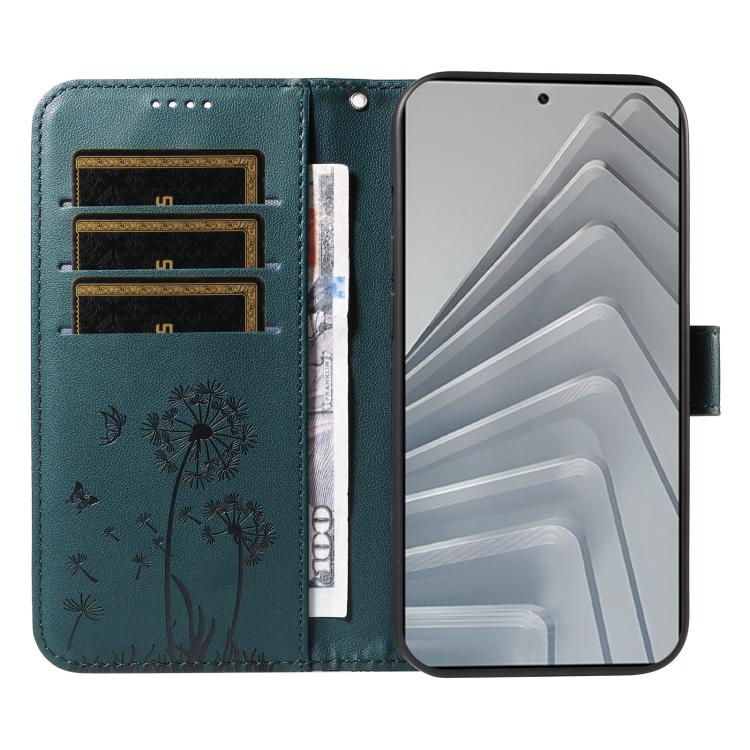 For Redmi Note 14 4G 163.25mm Dandelion Embossed Pattern Flip Leather Phone Case