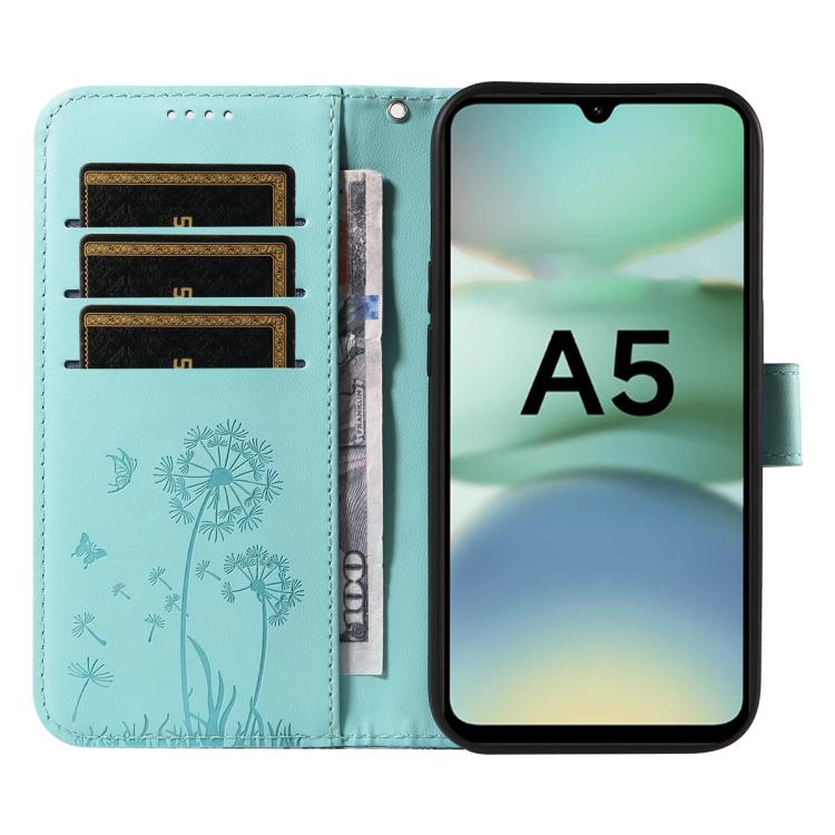 For Redmi A5 4G 173.3mm Dandelion Embossed Pattern Flip Leather Phone Case