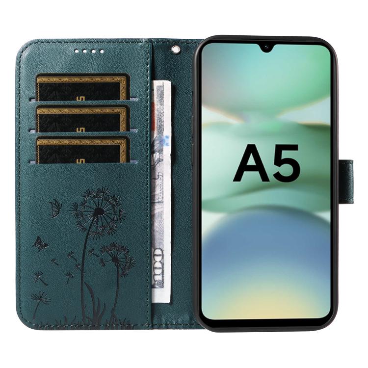 For Redmi A5 4G 173.3mm Dandelion Embossed Pattern Flip Leather Phone Case