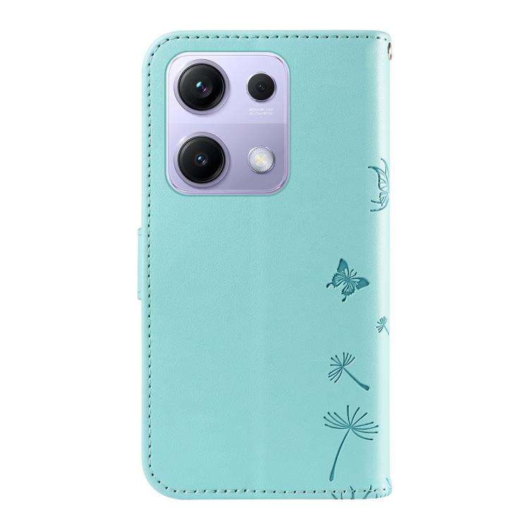 For Redmi Note 13 Pro 4G / 14S 4G Dandelion Embossed Pattern Flip Leather Phone Case
