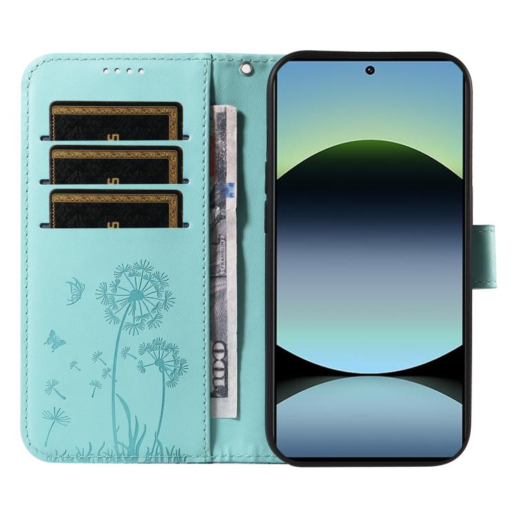 For Redmi Note 13 Pro 4G / 14S 4G Dandelion Embossed Pattern Flip Leather Phone Case
