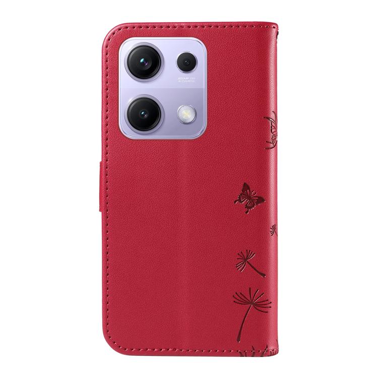For Redmi Note 13 Pro 4G / 14S 4G Dandelion Embossed Pattern Flip Leather Phone Case