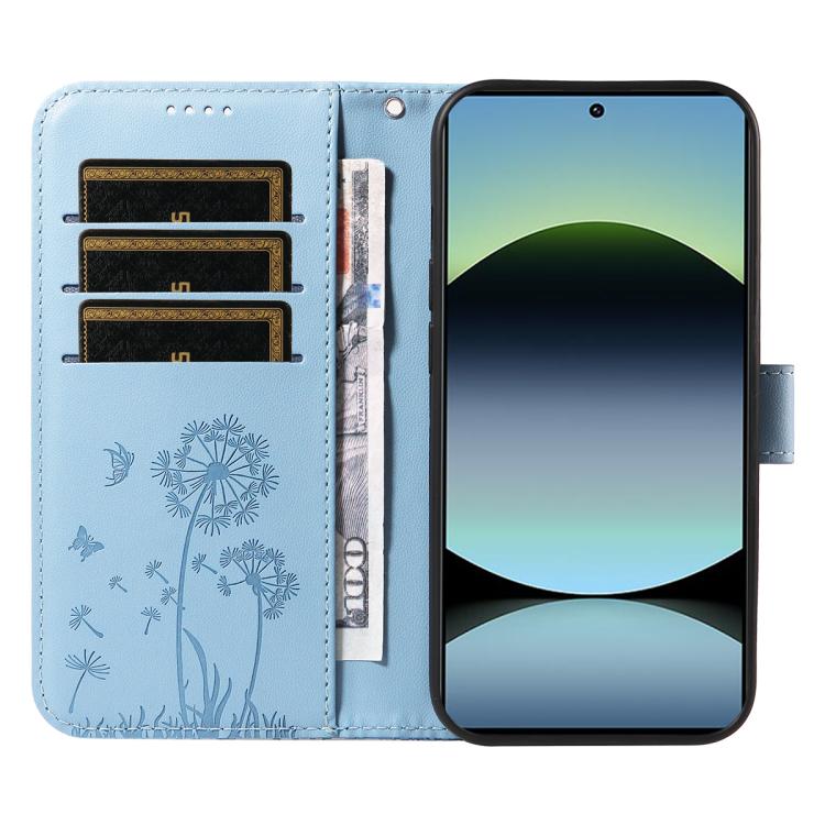 For Redmi Note 13 Pro 4G / 14S 4G Dandelion Embossed Pattern Flip Leather Phone Case