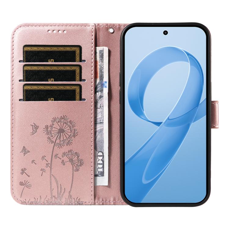For Redmi K90/Poco F8 Pro Dandelion Embossed Pattern Flip Leather Phone Case