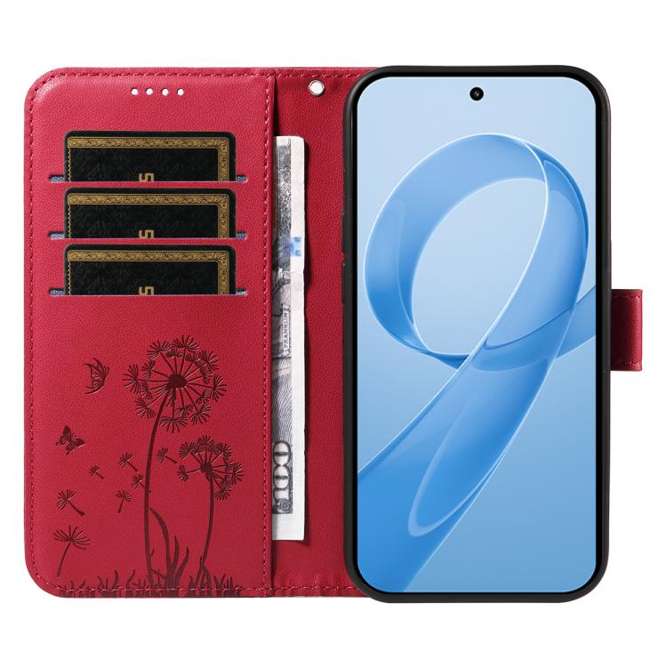 For Redmi K90/Poco F8 Pro Dandelion Embossed Pattern Flip Leather Phone Case