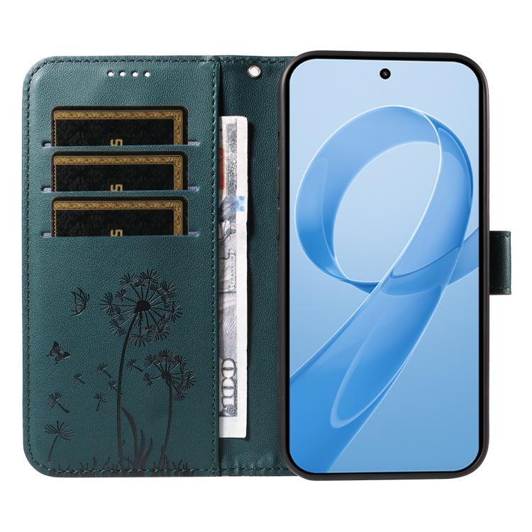 For Redmi K90/Poco F8 Pro Dandelion Embossed Pattern Flip Leather Phone Case