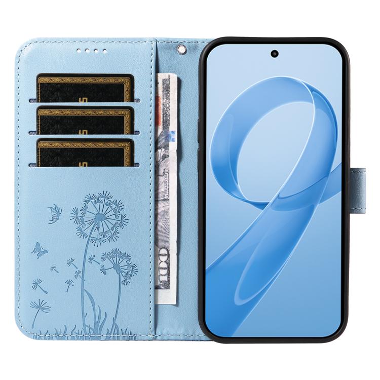For Redmi K90/Poco F8 Pro Dandelion Embossed Pattern Flip Leather Phone Case