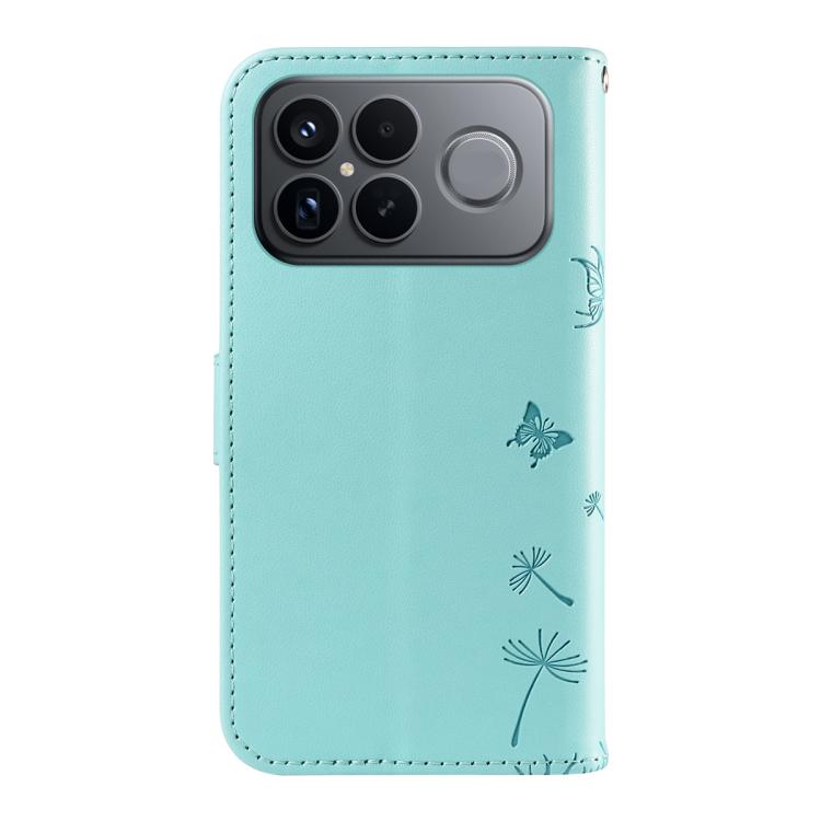 For Redmi K90 Pro Max/Poco F8 Ultra Dandelion Embossed Pattern Flip Leather Phone Case