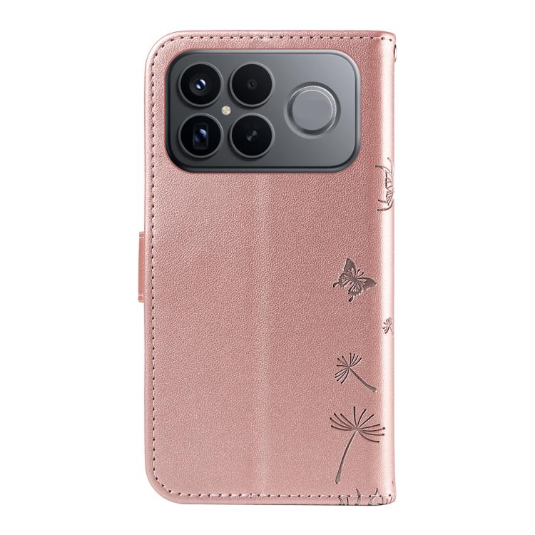 For Redmi K90 Pro Max/Poco F8 Ultra Dandelion Embossed Pattern Flip Leather Phone Case