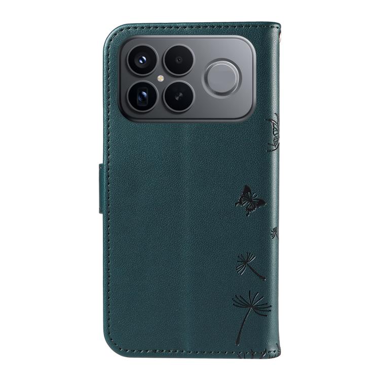 For Redmi K90 Pro Max/Poco F8 Ultra Dandelion Embossed Pattern Flip Leather Phone Case
