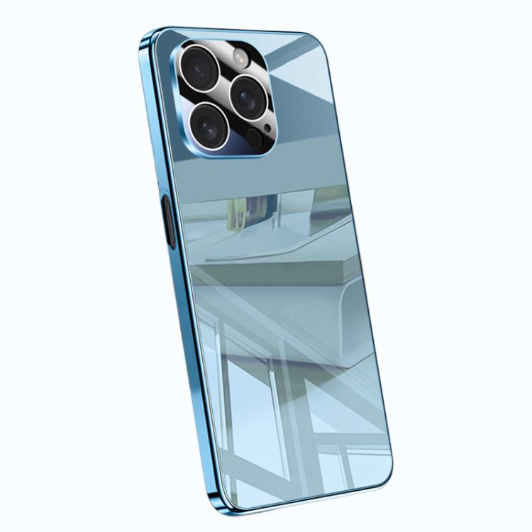 For iPhone 12 Pro Electroplating Ice Crystal Airbag Full Coverage Shockproof Phone Case