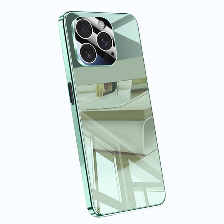 For iPhone 13 Pro Max Electroplating Ice Crystal Airbag Full Coverage Shockproof Phone Case
