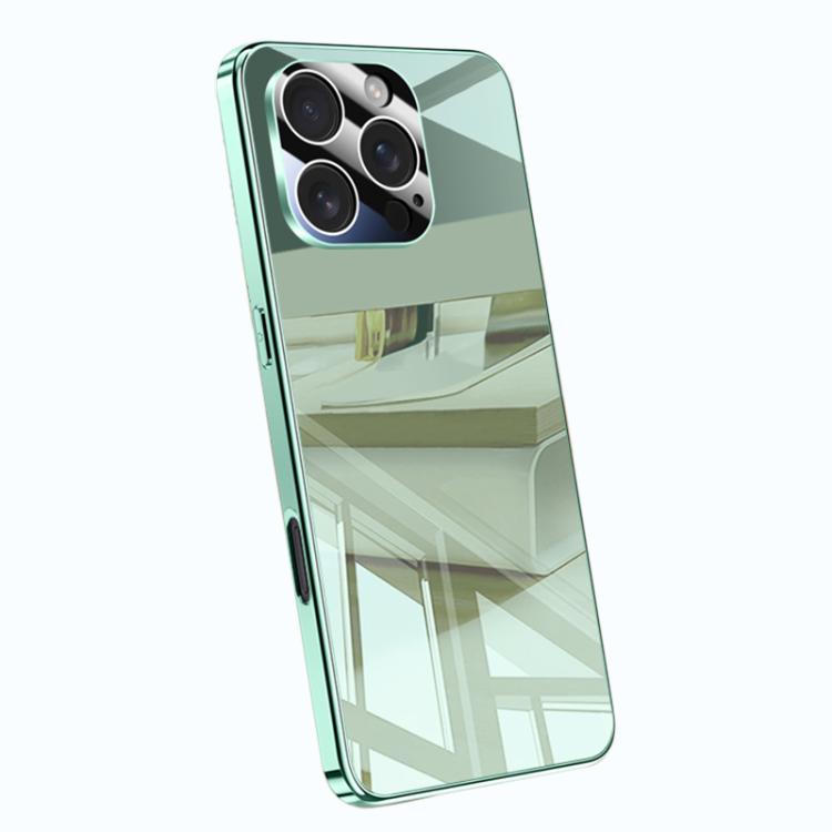 For iPhone 16 Pro Max Electroplating Ice Crystal Airbag Full Coverage Shockproof Phone Case