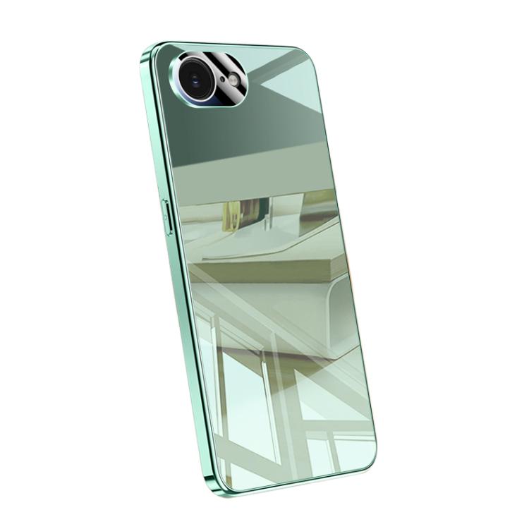 For iPhone 16e / 17e Electroplating Ice Crystal Airbag Full Coverage Shockproof Phone Case