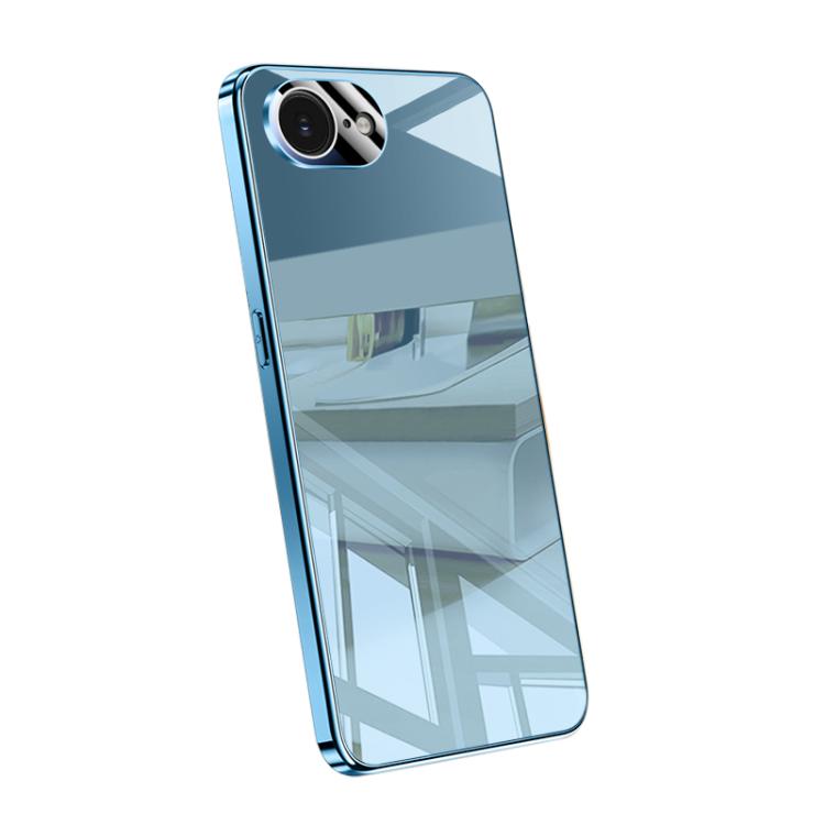 For iPhone 16e / 17e Electroplating Ice Crystal Airbag Full Coverage Shockproof Phone Case