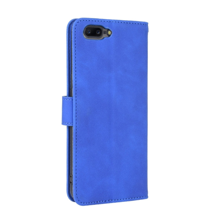 For OnePlus 5 Solid Color Skin Feel Magnetic Buckle Horizontal Flip Calf Texture PU Leather Case with Holder & Card Slots & Wallet