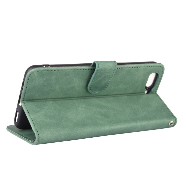 For OnePlus 5 Solid Color Skin Feel Magnetic Buckle Horizontal Flip Calf Texture PU Leather Case with Holder & Card Slots & Wallet