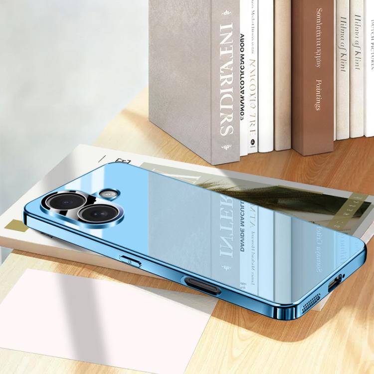 For iPhone 17 Electroplating Ice Crystal Airbag Full Coverage Shockproof Phone Case