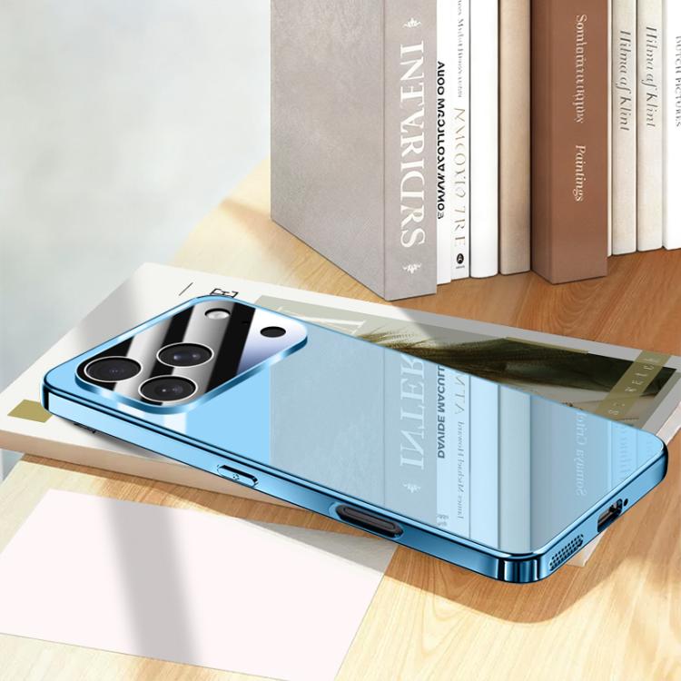 For iPhone 17 Pro Electroplating Ice Crystal Airbag Full Coverage Shockproof Phone Case